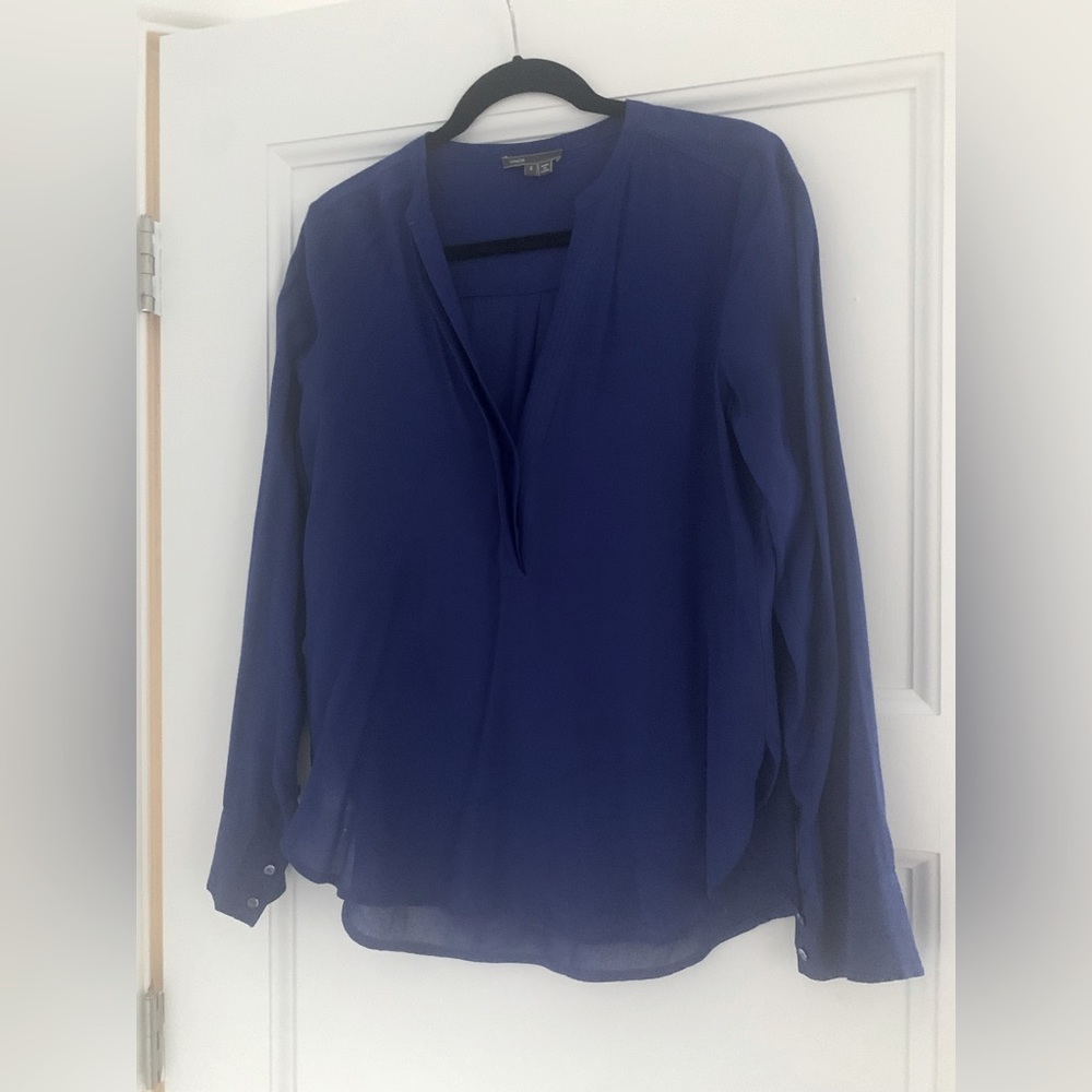 Bright blue Vince blouse